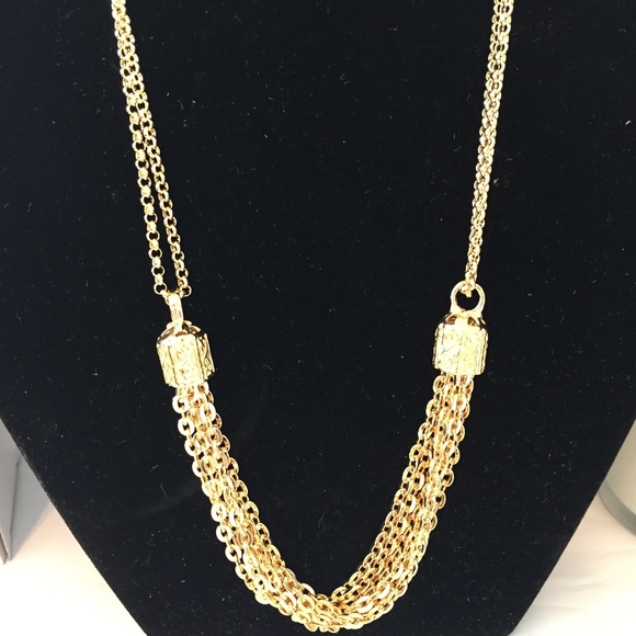 Italian made unique Multi-Strand Forzantina Link 24 Inch Necklace - Picture 3 of 5